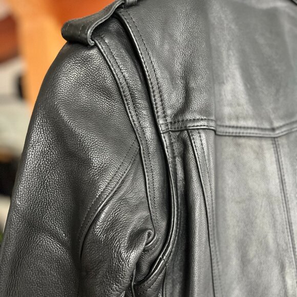 HellBabes Limited-Edition Studded Leather Motorcycle Jacket - Picture 4 of 12